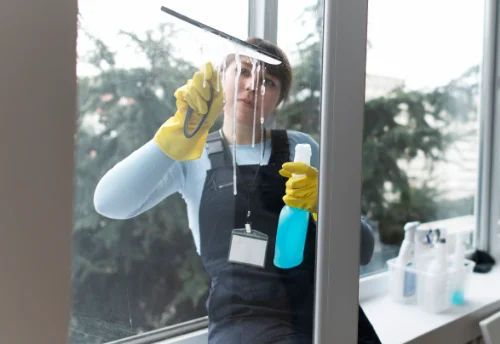 Nettoyage de vitres intérieures et extérieures à Montenay